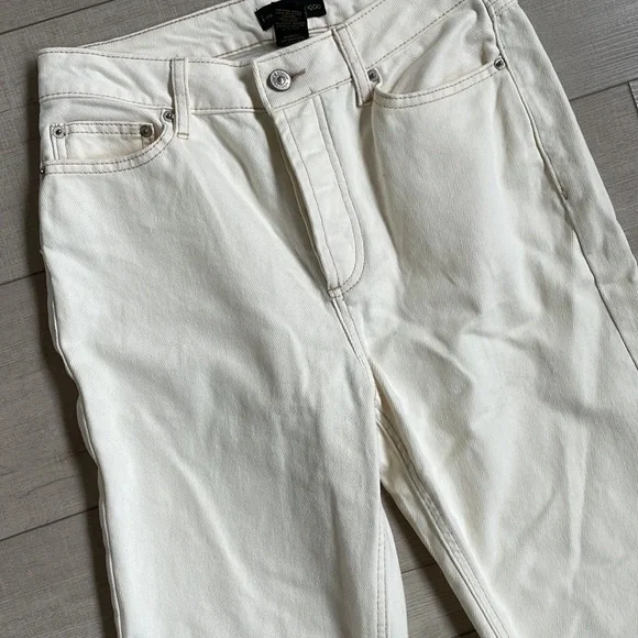 House of Harlow off- white straight leg jeans - Picture 2 of 6